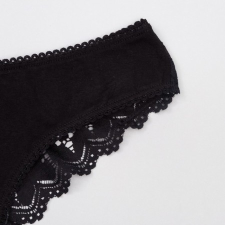 Panties female Brazilian, black color (Nero), river 46 (4)-5