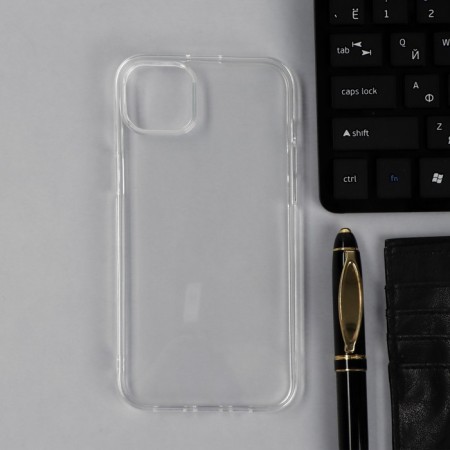 Krutoff cover, for iPhone 14 Plus, silicone, transparent