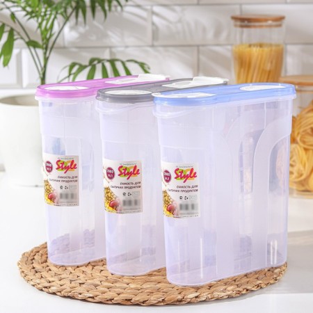 Capacity for bulk products, 2.9 liters, color mix-5