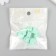Busina silicone "heart" mint green d = 1.4 cm