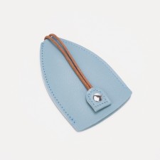 Key, length 11.5 cm, ring, blue color