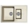 Dr.gans Smart “Olivia-740k” kitchen washing is 740x480 mm, h = 180/120 mm, the color is gray.