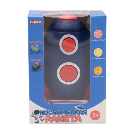 Developing Funky Toys toy "Space Rocket", with an inertial mechanism, mix-9