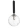 Bayerlux lamp "Javier" E14 40W Black-Product 15x15x35-185 cm