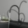 MILARDO MEAL M01BL0FM05 kitchen mixer, pour 241 mm, flexible surge, black matte