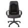 Armchair for the head of Brabix Strike EX-525, black eco-leather, black fabric TW