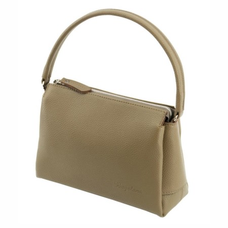 Women's bag (B2824-02140) genuine leather, green, 1x210x25 cm