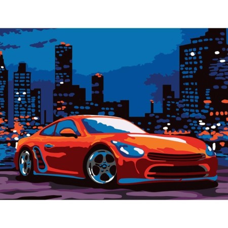 Diamond mosaic with a full filling on the subframe "Kar", 30 x 40 cm-1