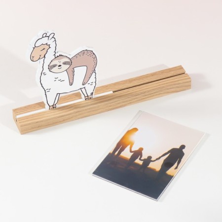 Photo frame wood, acrylic 10x15 cm "Lama with a lover" 4x27.3x14 cm-3