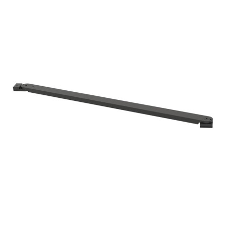 Shower curtain lock Wasserkraft D469, aluminum, black