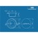 Kitchen car wash Ulgran u101-341, d = 500 mm, ultra-white color