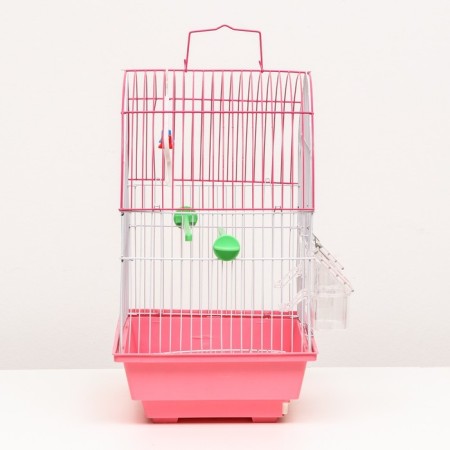 A cage for a poultry compiled BD-1/3C, 30 x 23 x 39 cm, pink-1
