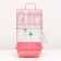 A cage for a poultry compiled BD-1/3C, 30 x 23 x 39 cm, pink