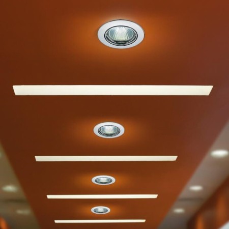 Built -in lamp Novotech, 50 W, GX5.3, 12 V, 75x75 mm, d = 75 mm, color chromium-2
