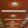 Built -in lamp Novotech, 50 W, GX5.3, 12 V, 75x75 mm, d = 75 mm, color chromium