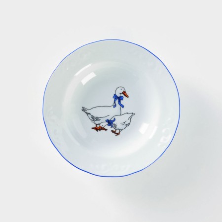 Porcelain Porcelain “geese”, 250 ml, d = 20 cm, dree mix-2
