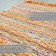 Hindi rug, size 60x90 cm, orange color