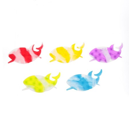 Developing toy "Shark" with suction cups, Mix color-2