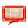 Box for 6 sweets with cells "Winter Post" 14.8 x 9.5 x 3.5 cm, New Year