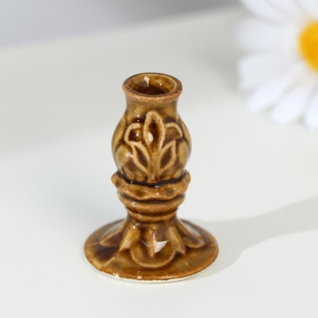 Candlestick, gzhel, color, 5x4 cm, mix-2