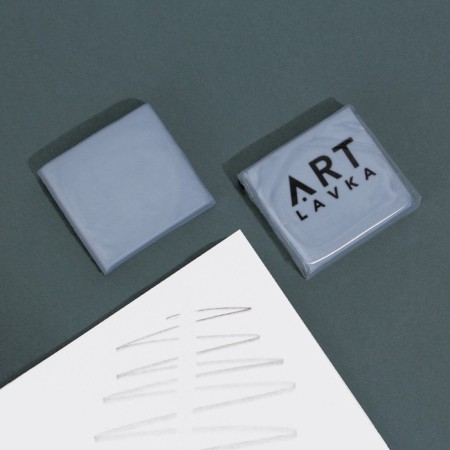 Artistic Eraser-Klyachka "Van Gogh", gray color, artlavka-3