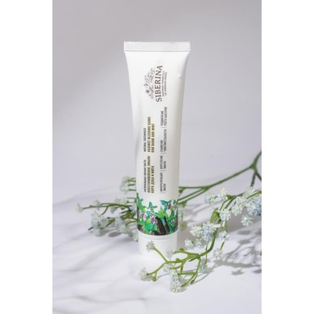 Natural toothpaste "Restoration of enamel. Oak bark and mint ", 75 ml-2