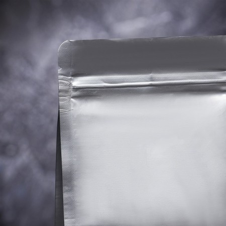 Zip-Lock PP package, with a flat bottom, metallized 12 x 22 cm-3