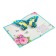 Postcard "Happy Birthday" Volony, glitter, flamingos
