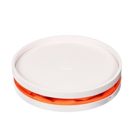 A folding rally bucket, 11 l, orange, without a case-3
