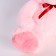Soft toy "Bear" with a bow, 40 cm, light pink color