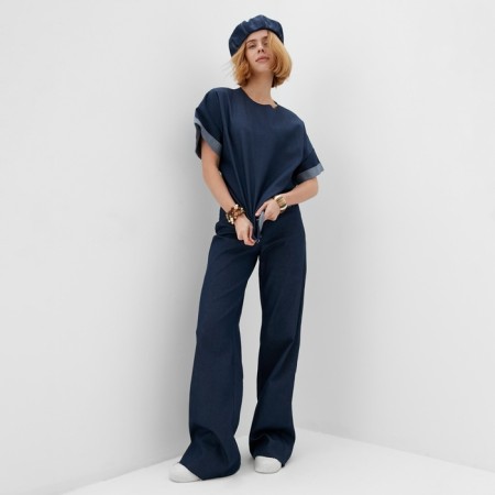 Women's pants Minaku: Jeans Collection Blue Blue, Rr. 42-6