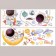 Sticker Plastic Interior color "Small astronauts" 30x90 cm set 2 sheets