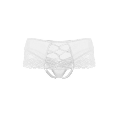 Erotic Erolata Cheryl panties with imitation lacing, size 54-56, white color-7
