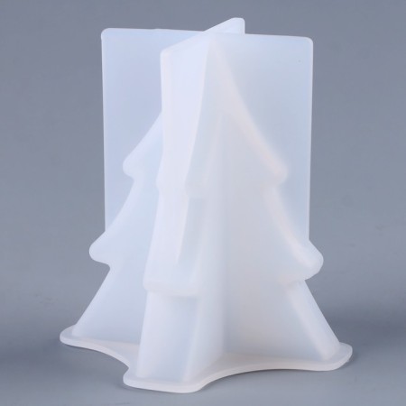 Silicone form for epoxy resin "Little Christmas tree" 7.7 × 8.3 × 8.3 cm-3