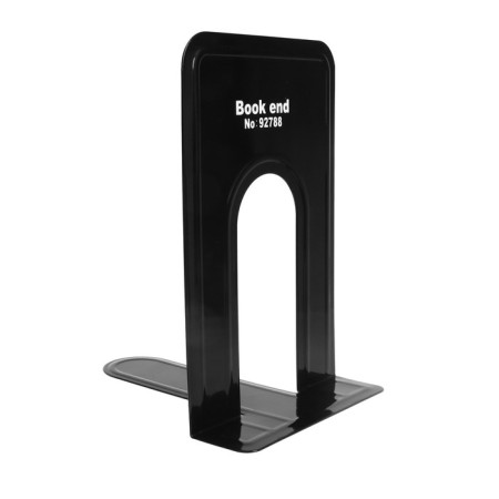 Holder (limiter) Calligrata, 17x14x12.5cm, books for books 2 pieces, metal, black-2