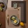 Serving napkin Zapel Frame, Terracotta color