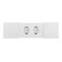 Double SE AtlasDesign, 16 A, 250 V, built -in., S/c, curtains, IP20, white, Atn000128