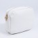 Bag Cross-Bodi with a zipper, white color