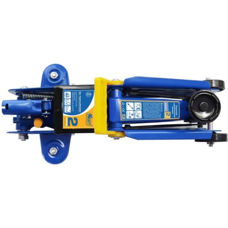 The rolling jack Kraft KT 820000, hydraulic, lifting height 135-320 mm, 2 tons-1