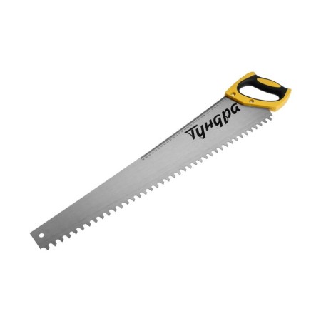 Hacksaw on aerated concrete tundra, 650 mm, step 16 mm, polymer coating, hardened steel