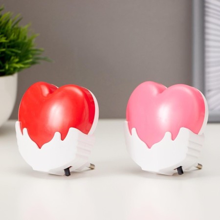 Spinker "Heart" LED from the network of MIX 4x7x7 cm Risalux