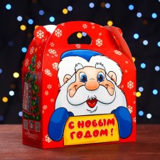 Подарочная коробка  "Дедушкино счастье" , Баул 22 х 9 х 22 см