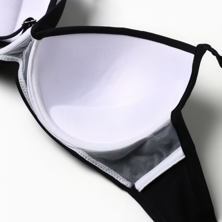Separate female swimsuit, black color, size 46-3