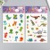 Tattoo on the body color "Cartoon dinosaurs" MIX 24x14.5 cm