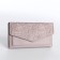 Women's wallet on the button, lilac color