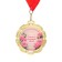 Jubilee medal with a ribbon "50 years. Flowers", D = 70 mm
