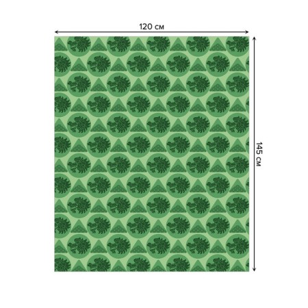 Green Dragon tablecloth, rectangular, oxford, size 120x145 cm-1