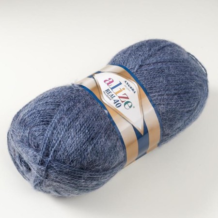 Yarn "Angora Real 40" 60% acrylic, 40% wool 430m/100g (411)-1