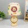 Board lamp "Leo" E14 15W brown 18x18x28 cm Risalux