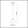 SHINO SHINO 1-F Lamp, 10W LED, 4000K, 800LM, white/white matte ball